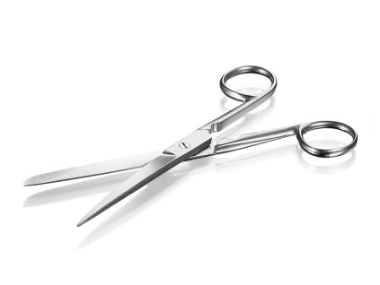 Laboratórne nožnice s korkovým dorazom (Dĺžka 190 mm)