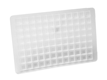 Deep well platničky 96 jamiek, PP a PS, rôzne objemy a tvary jamiek, sterilné LABSOLUTE® (Typ platničky Round bottom, square wells: PP; Objem 2,2 ml)