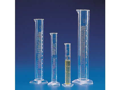 Vysoký odmerný valec z PMP plastu s odolnou stupnicou – trieda B, potravinársky – Karell Labware (Objem 2000 ml)