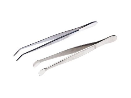 Pinzeta lomená, špičaté čeluste, chromovaná oceľ (Objem / Veľkosť 200 mm)