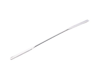 Obojstranná Špachtla na práškové materiály, nerezová oceľ (Objem / Veľkosť 150 mm; 7 x 45 mm)