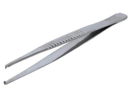 Pinzeta so zubami 1:2, 115 mm, nerezová oceľ (Objem / Veľkosť 115 mm)