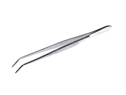 Pinzeta, ostré čeluste, 100 mm, nerezová oceľ (Objem / Veľkosť 100 mm)