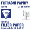 Filtračný papier kruhový pre kvalitatívnu analýzu, KA1M, (bal. 100 ks) (Veľkosť pr.320 mm)