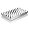 Odkvapová miska – nerezová, s vyberateľnou mriežkou
