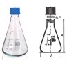 Erlenmeyerova fľaša, GL 45; SIMAX (Objem 250 ml)
