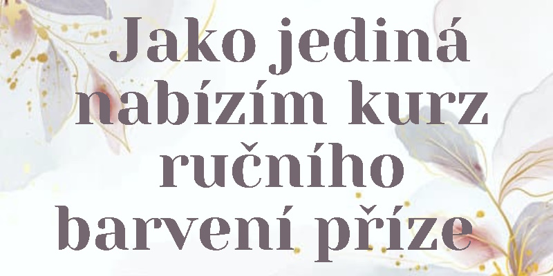 Naučím vás, jak barvit přízi