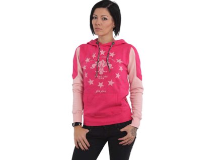 Dámská mikina Dot Lily 14103 rose red obr1