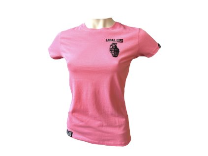Dámské triko LEGAL LIFE Grenade rose (Velikost L)