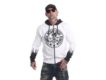 Pánská mikina Yakuza Splatter 17010 white (Velikost 3XL)