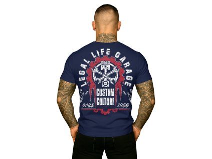 garage navy back