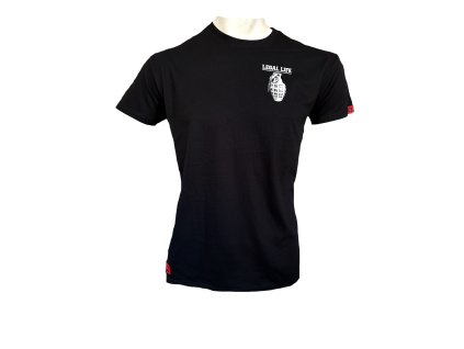 Pánské triko LEGAL LIFE Grenade black (Velikost 3XL)