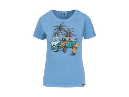 pitbull west coast damske triko beachbreak modre xs