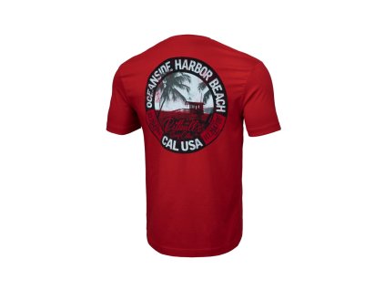 pitbull west coast panske triko oceanside cervene s (2)