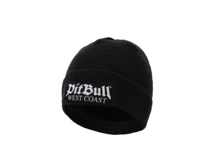 pitbull west coast zimni pletena cepice one tone old logo cerna