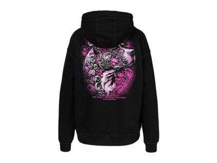 pitbull west coast damska kp mikina tattoo cerna xs (3)