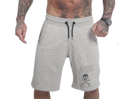Yakuza pánské kraťasy Jolly SSB 22056 light grey melange (Velikost 3XL)