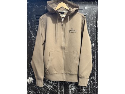 PitBull West Coast - pánská SWJ mikina SAMPSON hnědá (Velikost 3XL)