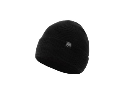 pitbull west coast zimni pletena cepice small logo cerna