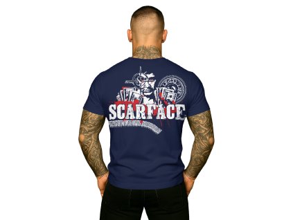 scarface back navy