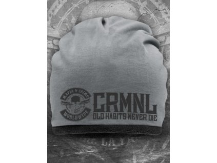 Kulich Mütze Mafia & Crime CRMNL grau (Velikost one size)