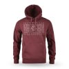 Pánská Thor Steinar Mikina Knute bordeaux (Velikost 3XL)
