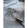 Pánské triko LEGAL LIFE Dirty business decent anthrazit (Velikost 3XL)