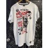 Pánské triko Yakuza Cock Face 12002 white (Velikost XXL)