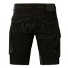 Pánské Yakuza Kraťasy Cargo Shorts CSB 18022 black (Velikost 33)