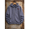 Capone Blue Front Hoodie Zip