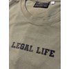Pánské triko LEGAL LIFE basic LA basic khaki (Velikost L)