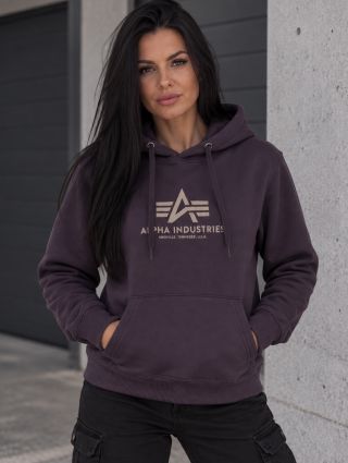 💜 ALPHA INDUSTRIES PRO NI 💜 Dámská mikina New Basic Big Logo 196032 – jednoduchý střih, výrazné logo a barvy, které oživí...