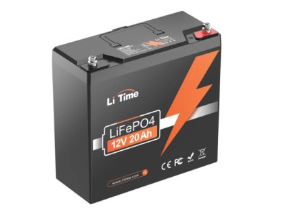 LiTime LiFePO4 baterie 12v 20Ah