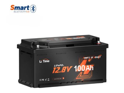 LiTime LiFePO4 baterie 12v 100Ah H190 BLUETOOTH