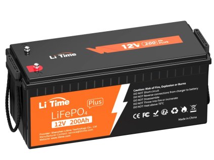 LiTime LiFePO4 baterie 12v 200Ah PLUS