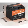 LiTime LiFePO4 baterie 12v 50Ah Rozměry