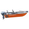 Powerboat 420 Tiller – hliníková rybářská loď červená