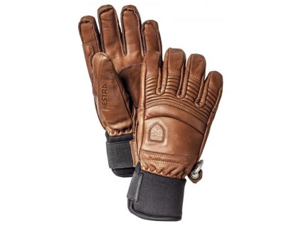 Rukavice HESTRA Leather Fall Line - brown