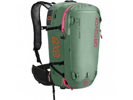 Ortovox Ascent 38 Avabag Kit green isar