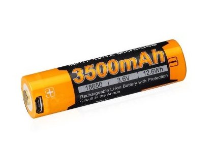 Batéria Fenix 18650,  3500mAh - USB