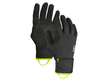 Ortovox Fleece Grid Cover Glove Men / black