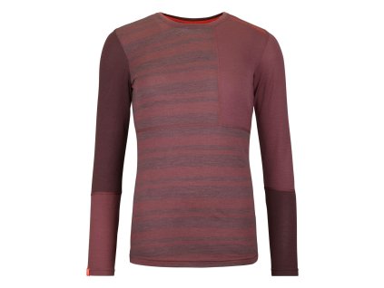 Ortovox 185 Rock'N'Wool Long Sleeve Women / mountain rose