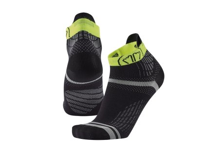 sidas run fell socks black 1