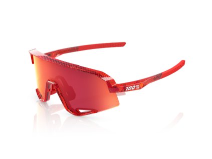 100% slendale campari translucent red hiper fire red mirror lens