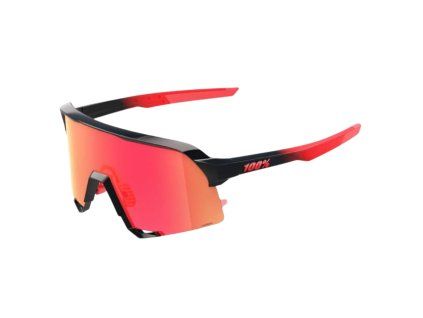 100 s3 elly gloss black matte red hiper red mirror lens