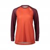 POC W's MTB Pure LS Jersey, Propylen Red/Agate Red