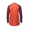 POC W's MTB Pure LS Jersey, Propylen Red/Agate Red