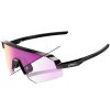 100% Slendale Gloss Black Photochromic Purple Mirror