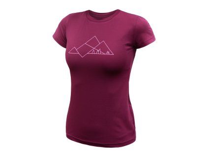 SENSOR Triko COOLMAX TECH Mountains - Lila