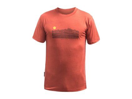 SENSOR Triko MERINO ACTIVE Sunrise - Terracotta